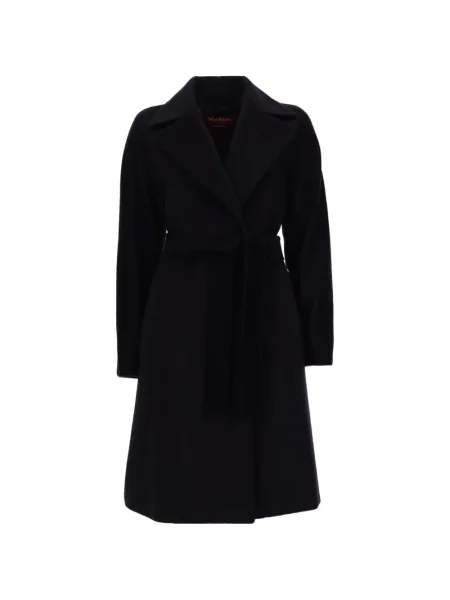 Cu centură palton Max Mara albastru