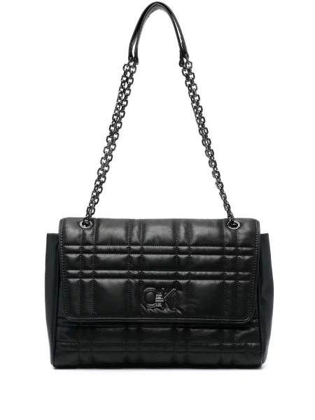 Matlasat geantă Calvin Klein negru