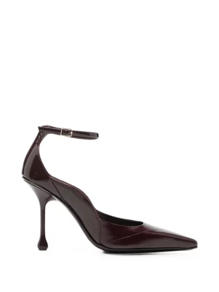 Pantofi cu toc Jimmy Choo cu bretele roșu