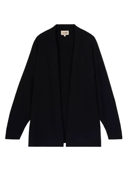 GOBI Cashmere Pletena jopa črna