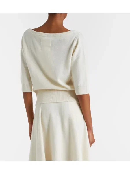 Kašmírový sveter Extreme Cashmere biela
