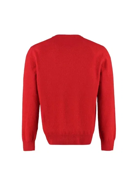 Sweter The (alphabet) z kaszmiru czerwony