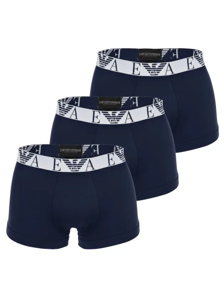 Emporio Armani Boxeri bleumarin alb