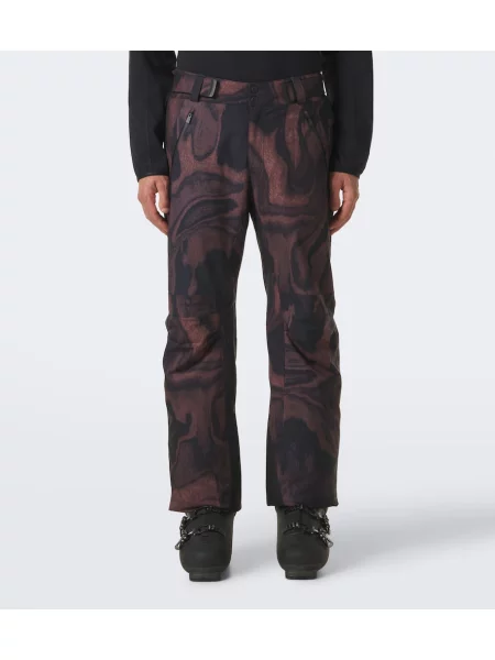Pantaloni de schi Aztech Mountain cu imagine negru