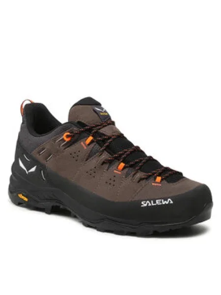 Pánske trekové topánky Salewa Alp Trainer 2 brown zelená