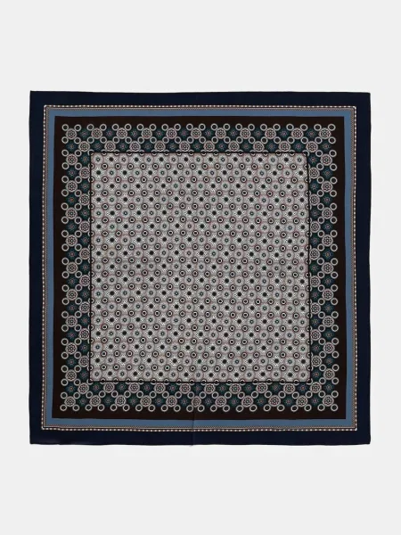 Svilena marama Answear.LAB za žene s uzorkom crna