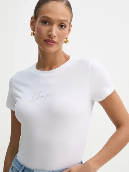 BOSS Orange tricou din femei alb