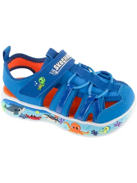 Pantofi copii Skechers albastru