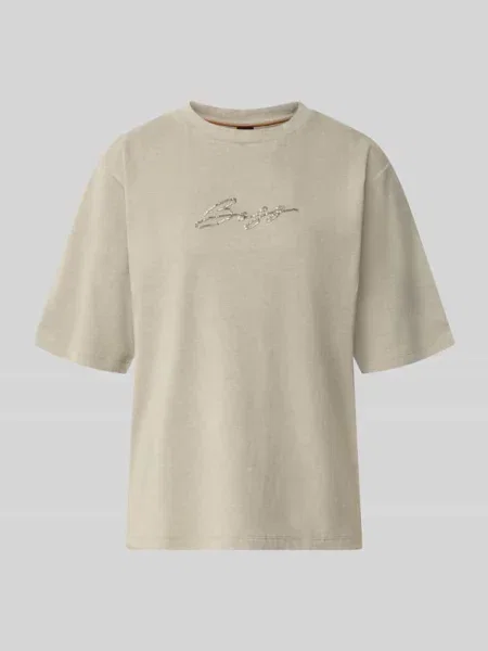 BOSS Orange T-shirt beżowa