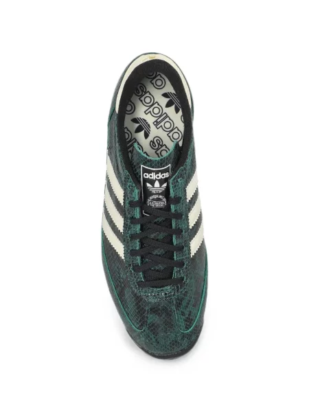 Tricou Adidas cu broderie cu dungi alergare negru