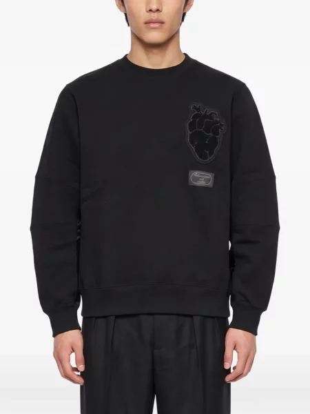 Hanorac Undercover cu motiv cu inimi negru