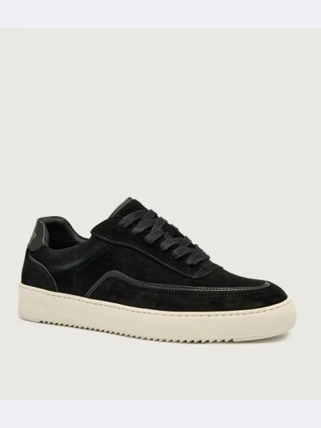 Filling Pieces Teniși din piele Mondo Stack negru