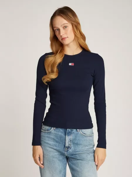Tommy Jeans Tricou marin albastru