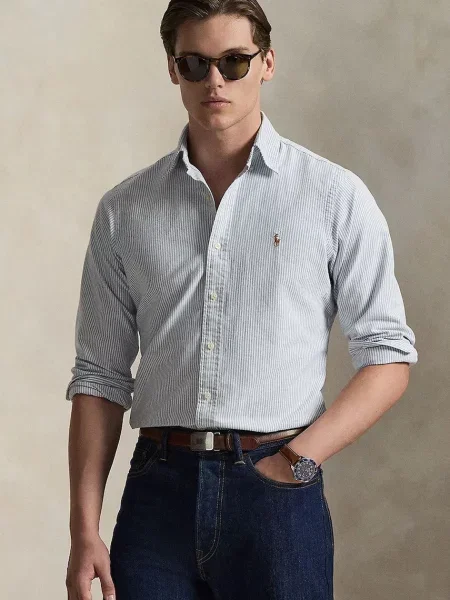 Polo Ralph Lauren cămașă pentru bărbați albastru