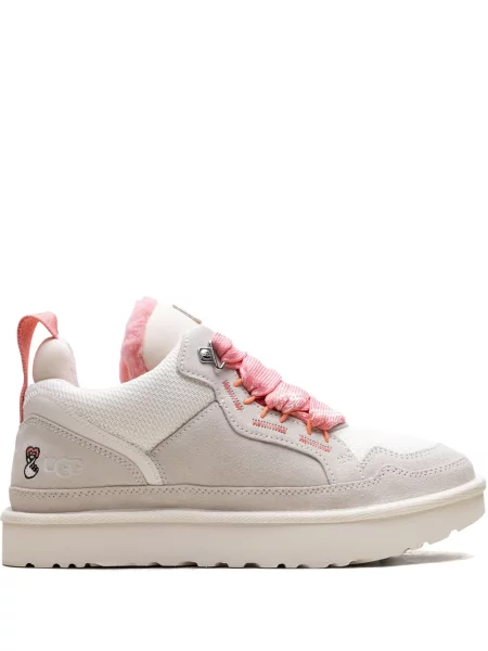 Sneakerși Ugg cu imprimeu tropical alb