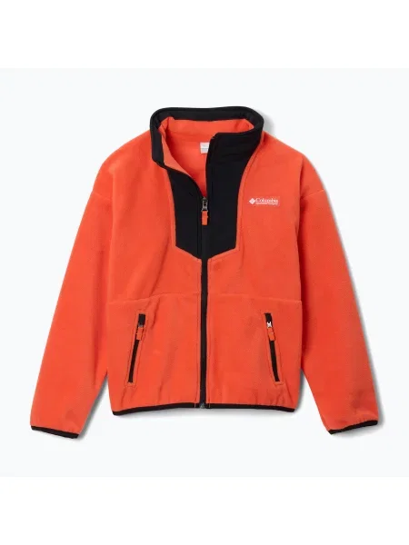 Gyerek fleece melegítő felső Columbia fekete