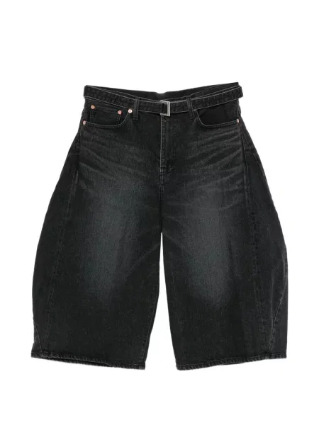 Pantaloni scurți Sacai negru