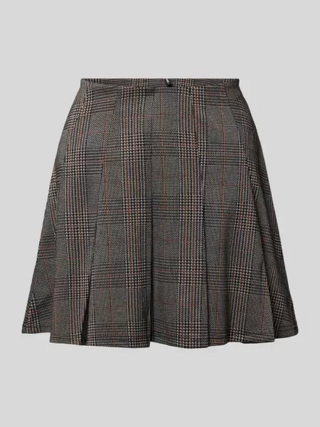 Mała mały spódnica mini Only w kratkę brązowa