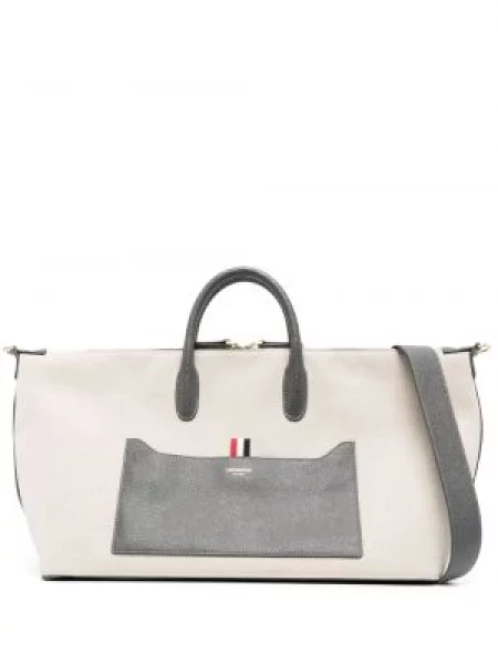 Geantă Thom Browne din canvas