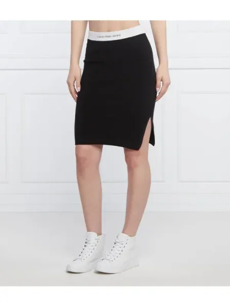 Calvin Klein Jeans Fustă negru