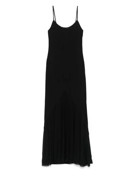 Jersey midi ruha Giorgio Armani fekete
