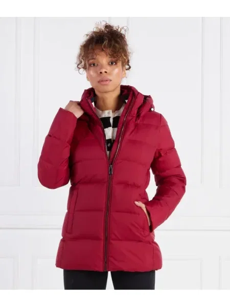 Tommy Hilfiger Steppelt kabát Global | Longline Fit piros