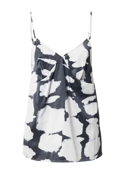 PULZ Jeans Top CALLA negru alb