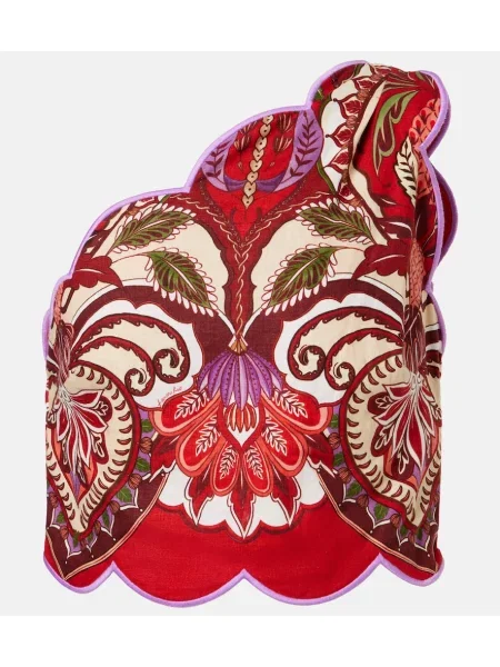 Top Farm Rio de in cu un umăr gol roșu