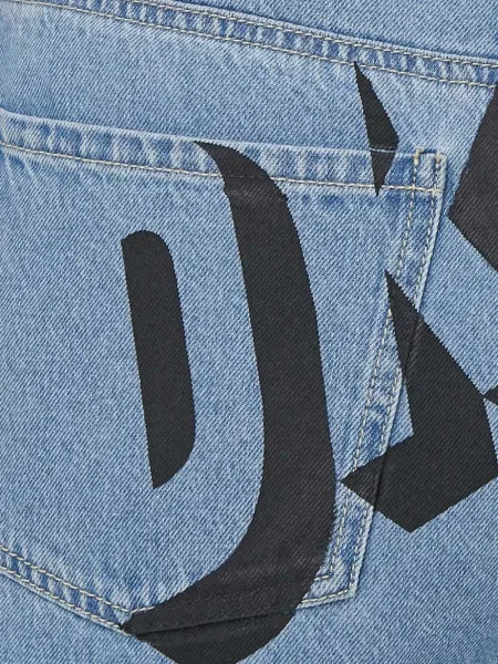 Blugi Dkny cu imagine albastru