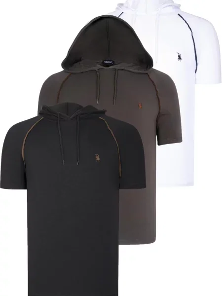 Tricou Dewberry cu glugă alb