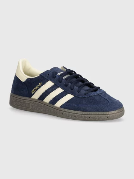 Usnjene superge adidas Originals Hanball Spezial mornarsko modra