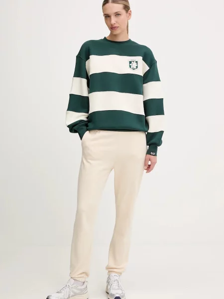 Emporio Armani bluza z aplikacją zielony