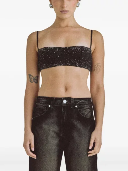 Kryształ górski top Undergold czarny