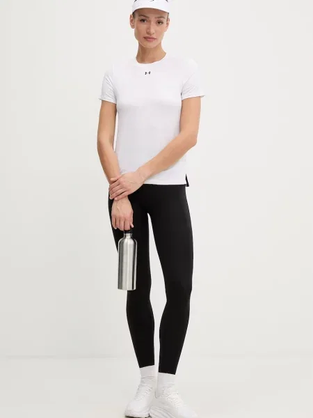 Dámske tréningové tričko Under Armour Vanish white/black biela