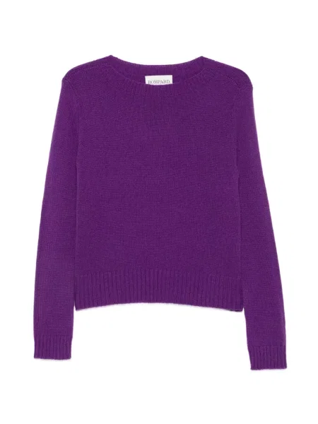 Pulover Bompard cu decolteu rotund violet