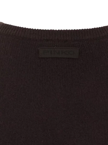 Tricou Pinko din dantelă maro