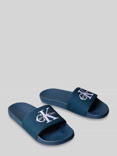 Kapcie Ck Calvin Klein z nadrukiem