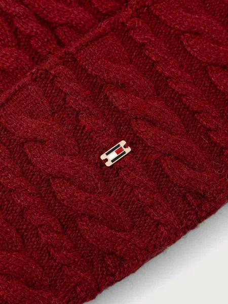 Tommy Hilfiger czapka beanie z wełną