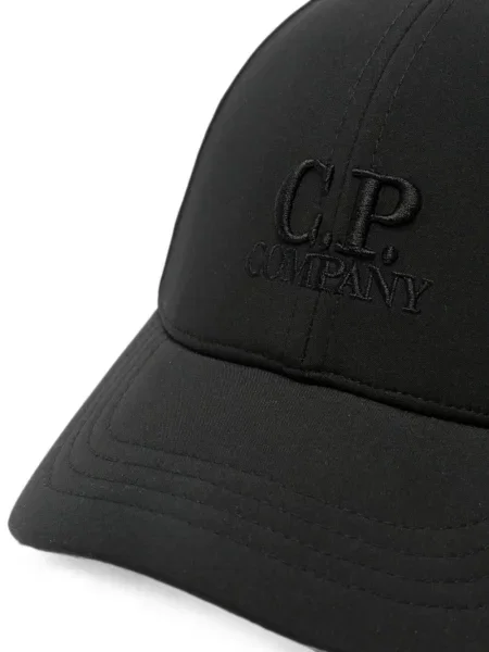 Czapka z daszkiem dziecięca C.p. Company czarna