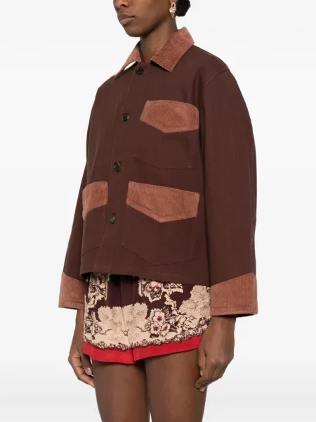 Samt jakna Bode smeđa