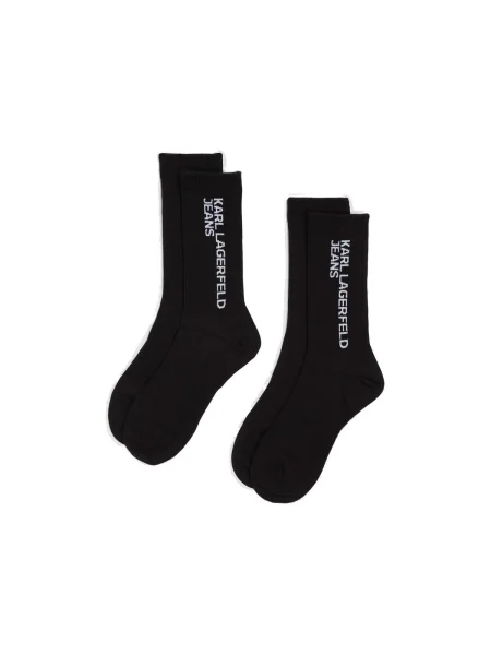 KARL LAGERFELD JEANS Șosete negru alb