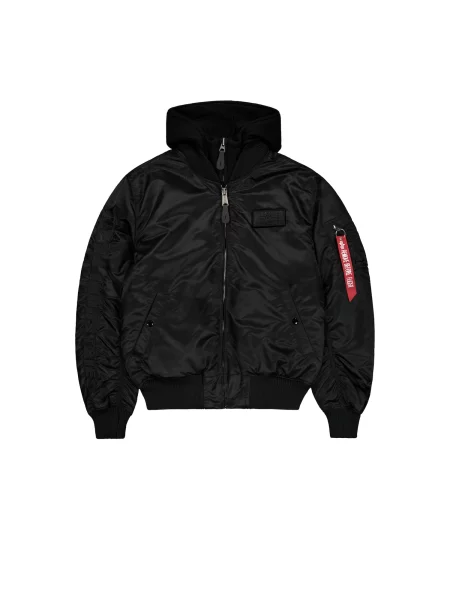 ALPHA INDUSTRIES Geacă de primăvară-toamnă D-Tec Se' negru