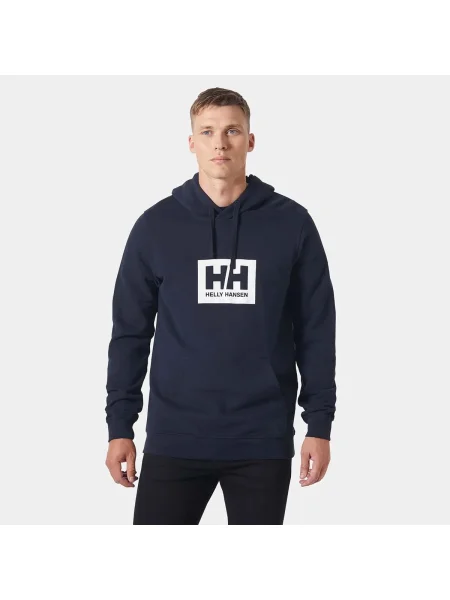 Hanorac cu glugă Helly Hansen albastru
