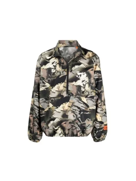 Kurtka Heron Preston w kamuflażu zielona