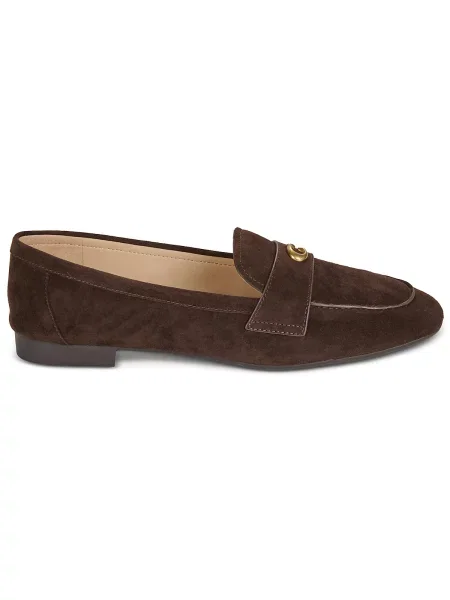 Pantofi loafer Coach din piele maro
