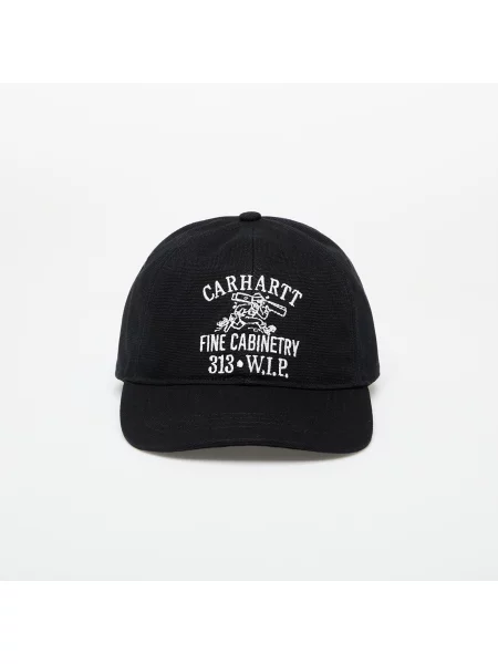 Carhartt WIP șapcă de baseball din Cabinetry Cap cu imprimeu negru