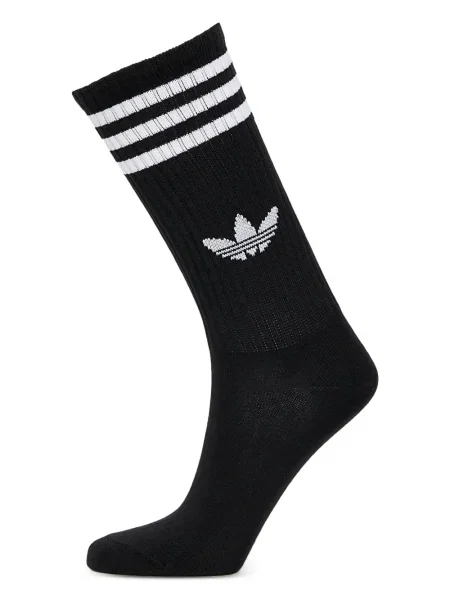 Tricou Adidas cu dungi cu broderie alergare gri