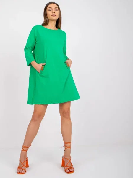 Rochie Fashionhunters de costum verde