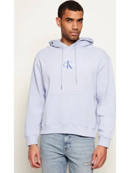 Calvin Klein Jeans Hanorac Terry albastru