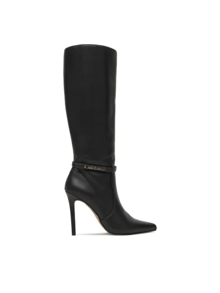 Just Cavalli cizme cu cui negru